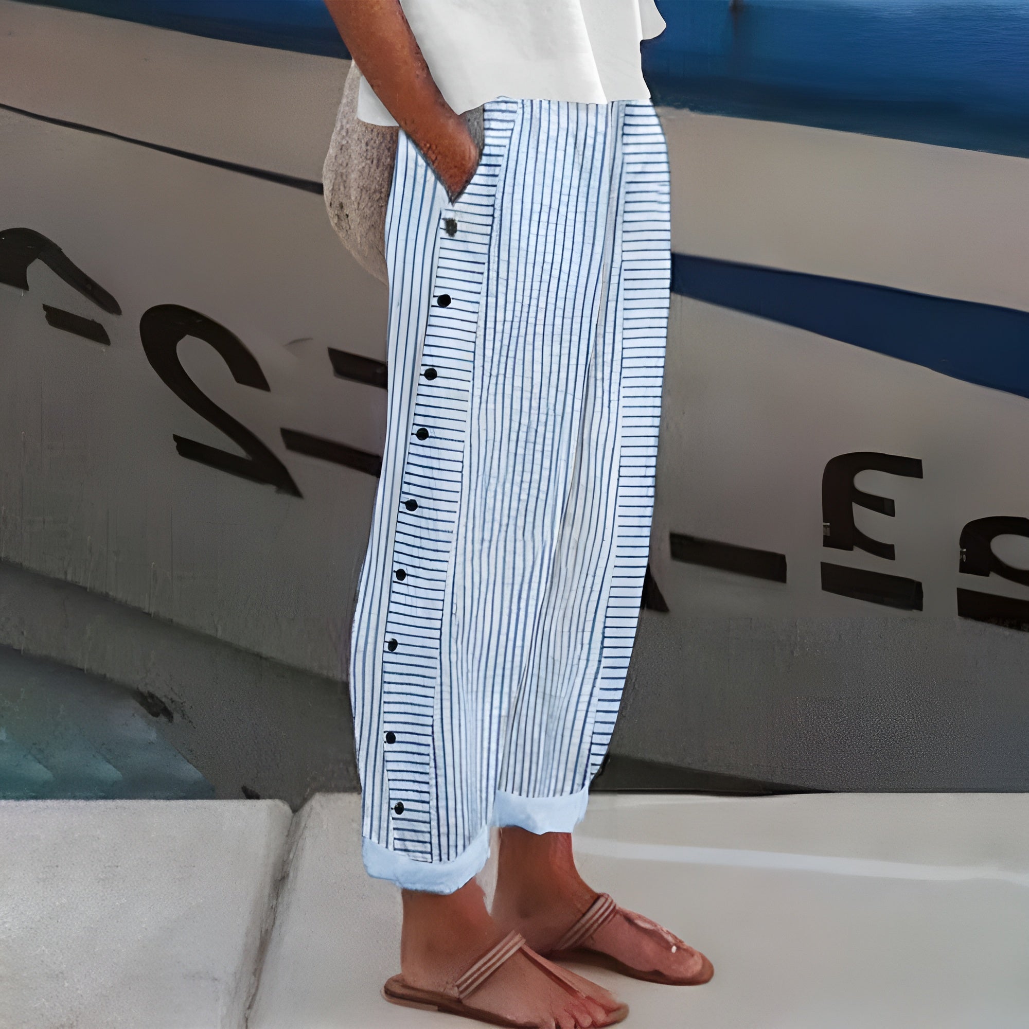 Yvette - Pantalón elegante informal