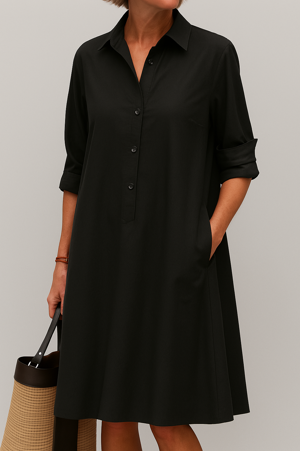 Elodie - Vestido camisero con botones