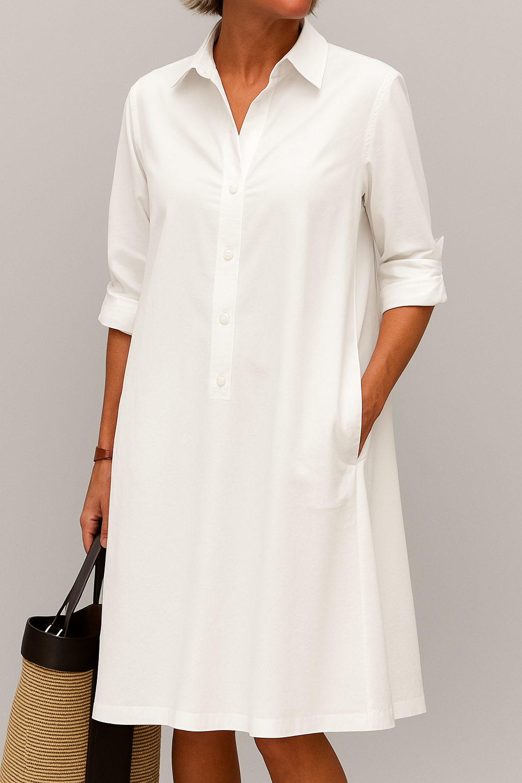 Elodie - Vestido camisero con botones