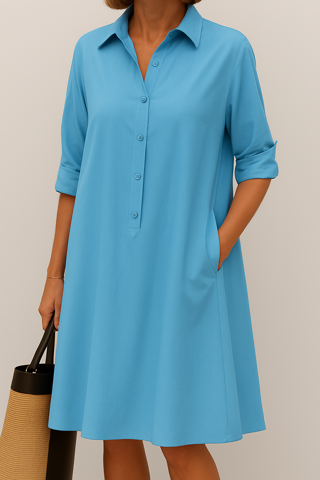 Elodie - Vestido camisero con botones