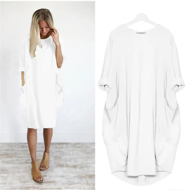 Bianca - vestido cómodo y holgado