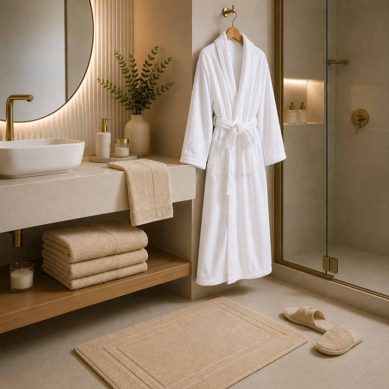 [16 PIEZAS] Juego de Toallas Premium Estilo Hotel de Algodón Suave