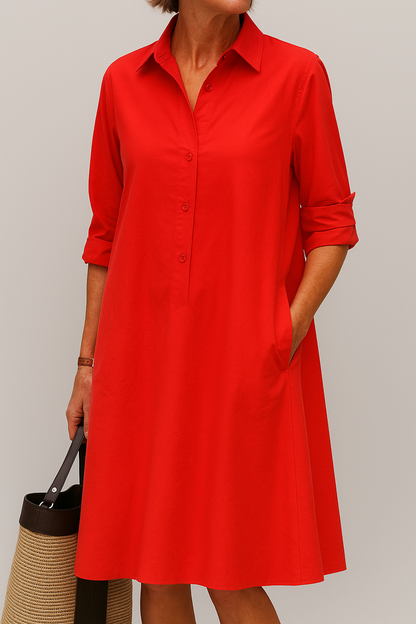 Elodie - Vestido camisero con botones