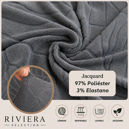 [COMPRÁ 1, LLEVÁ 2] Funda Impermeable para Sillón de Jacquard Premium + Manta de Peluche de Regalo