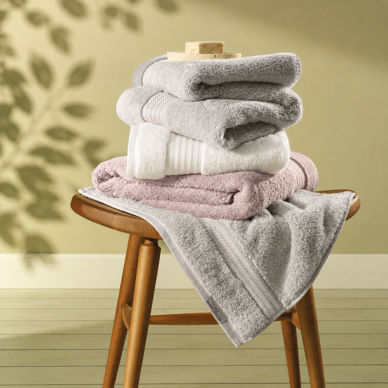 [8 PIEZAS] Juego de Toallas Premium 100% Algodón Peinado de 600 g/m² Estilo Hotel + 2 Batas de Baño de Regalo