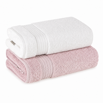 [8 PIEZAS] Juego de Toallas Premium 100% Algodón Peinado de 600 g/m² Estilo Hotel + 2 Batas de Baño de Regalo