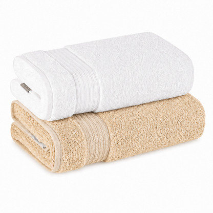 [8 PIEZAS] Juego de Toallas Premium 100% Algodón Peinado de 600 g/m² Estilo Hotel + 2 Batas de Baño de Regalo