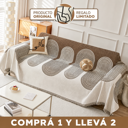 [Llevá 2 y pagá 1] Funda Toscana para Sillón de Microfibra Premium — Estilo Moderno y Elegante + 2 almohadones GRATIS