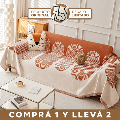 [Llevá 2 y pagá 1] Funda Toscana para Sillón de Microfibra Premium — Estilo Moderno y Elegante + 2 almohadones GRATIS