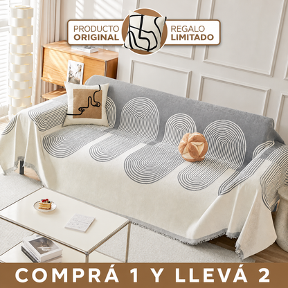 [Llevá 2 y pagá 1] Funda Toscana para Sillón de Microfibra Premium — Estilo Moderno y Elegante + 2 almohadones GRATIS