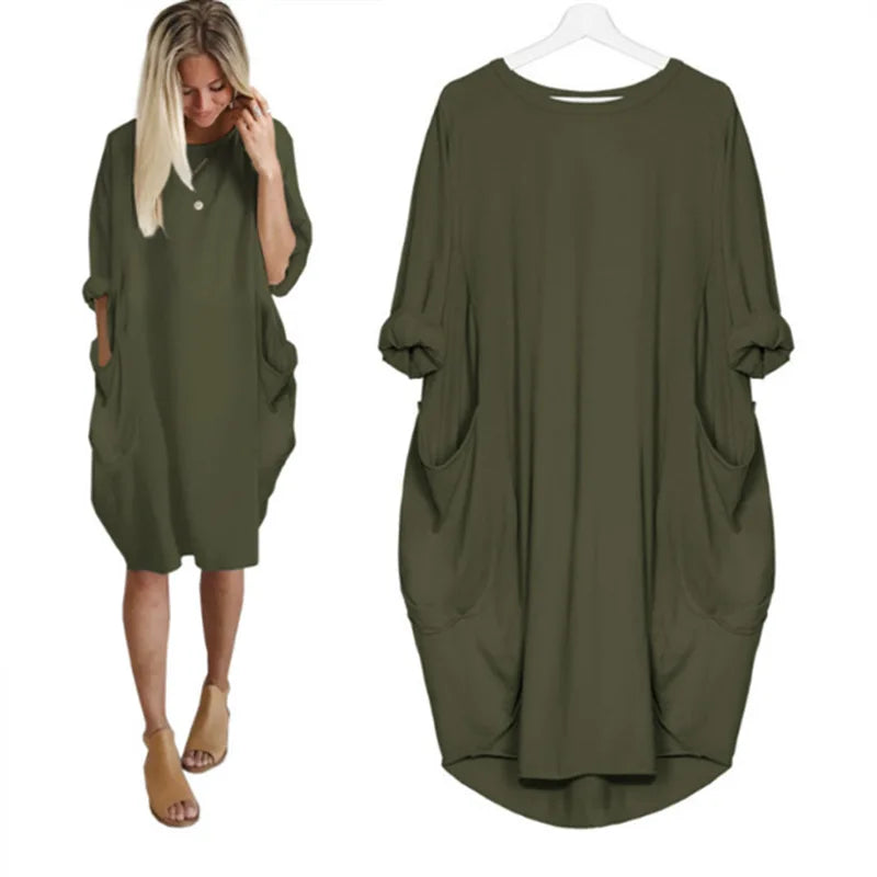 Bianca - vestido cómodo y holgado
