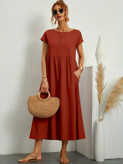 Therese - Vestido de verano con bolsillos