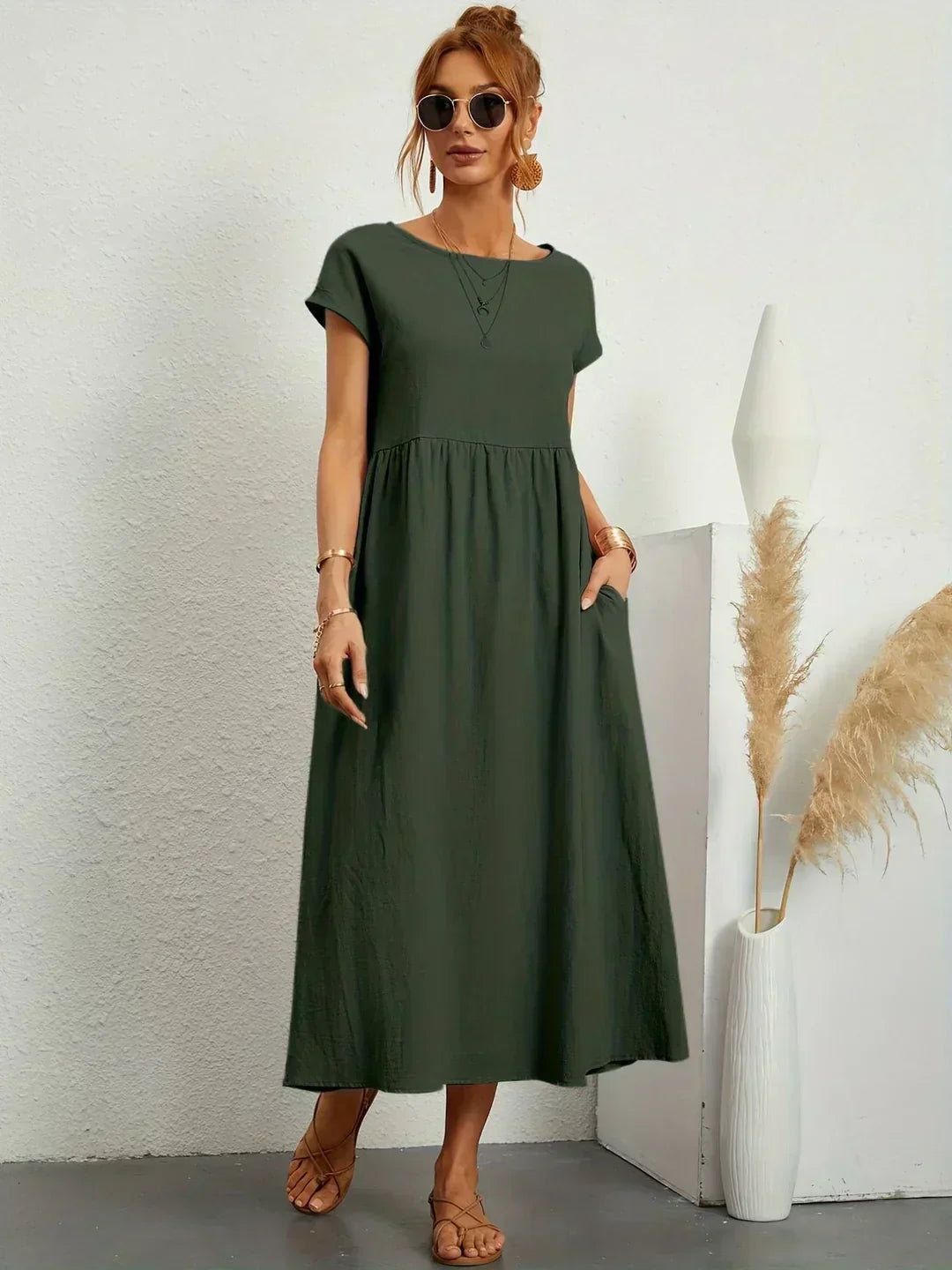 Therese - Vestido de verano con bolsillos