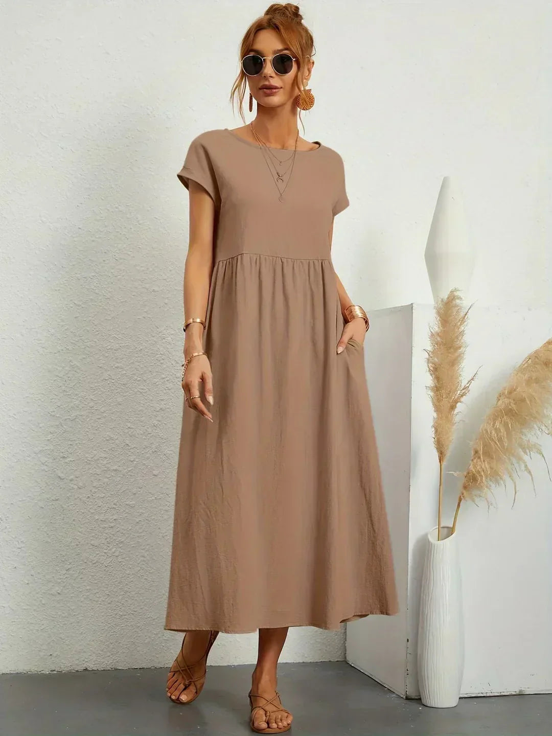 Therese - Vestido de verano con bolsillos