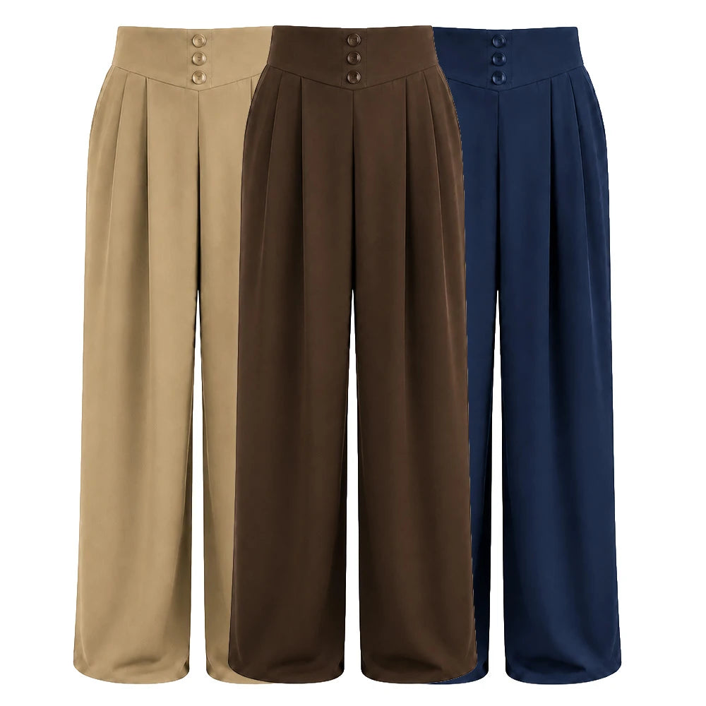 [COMPRÁ 2 Y LLEVÁ 3] Pantalón de Mujer en Seda Fría con Elastano + Neceser organizador de Regalo