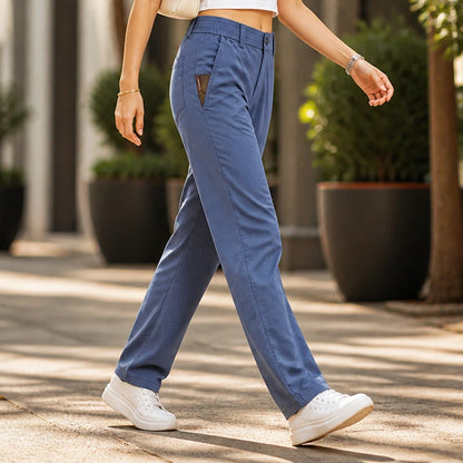 [COMPRÁ 2 Y LLEVÁ 3] Pantalón Amelie de Seda Fría con Elastano + Neceser organizador de Regalo