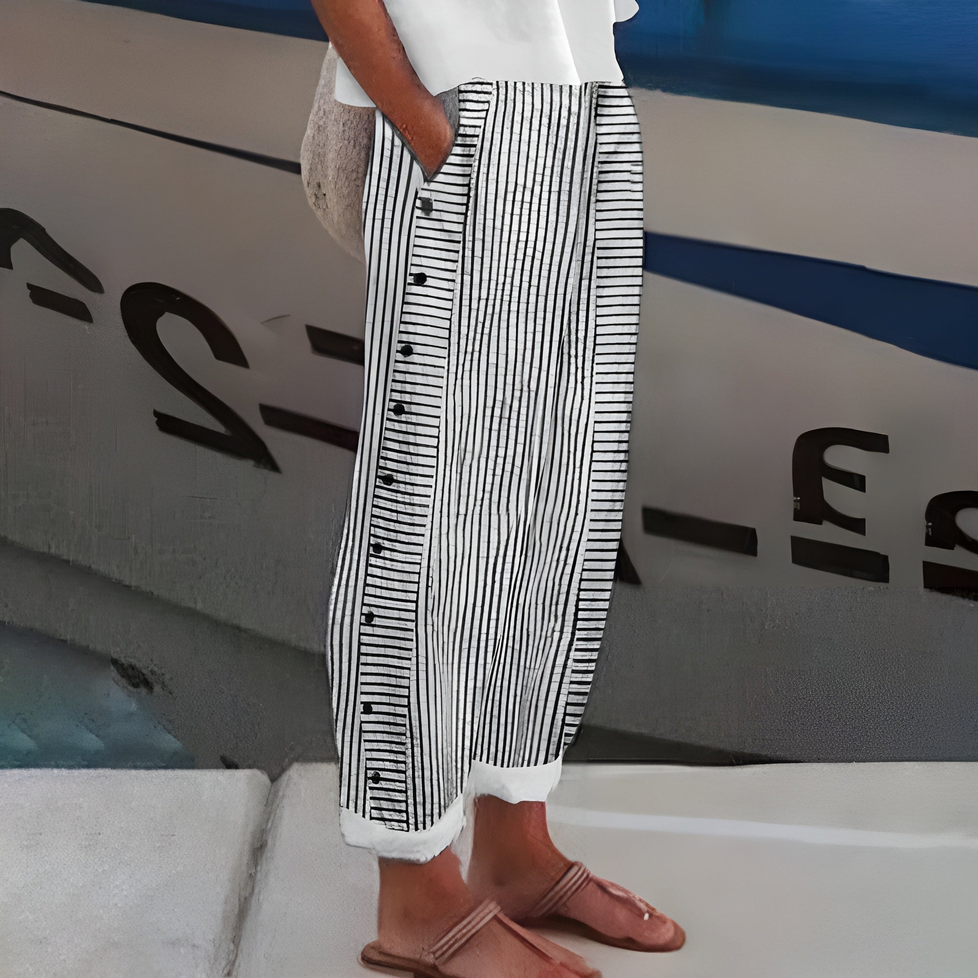 Yvette - Pantalón elegante informal